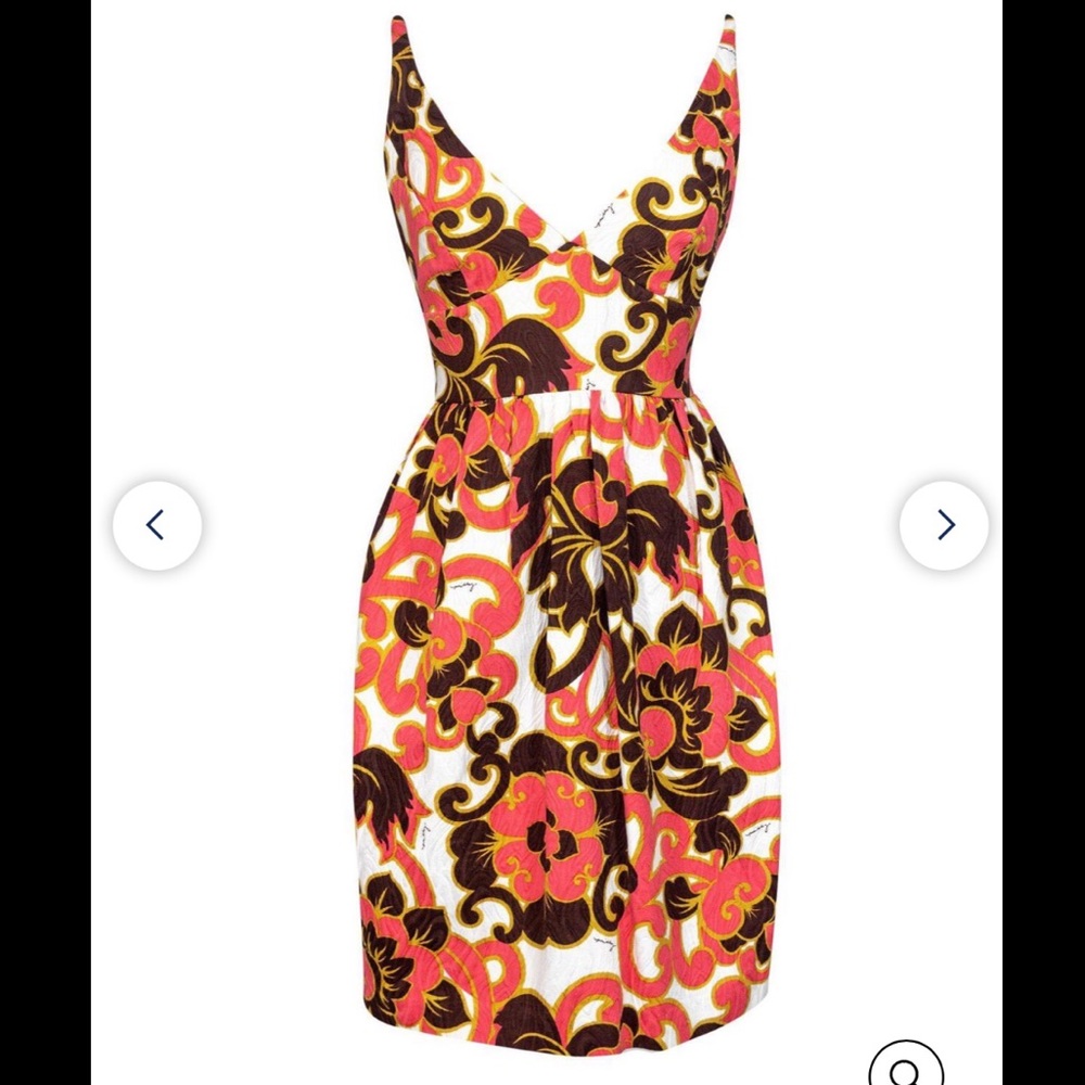 MILLY Paisley Tea Dress